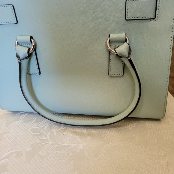 Michael Kors Hamilton MINTCanvas Shoulder Strap Hand Bag - Picture 3 of 3